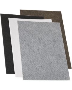 Placa de fieltro autoadhesiva, grosor 3,5 mm, 20x30 cm, varios colores
